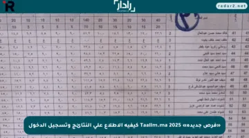 «فرص جديدة» Taalim.ma 2025 كيفية الاطلاع على النتائج وتسجيل الدخول